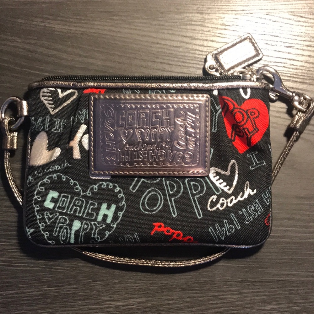 Poppy coach wristlet
